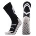 Adult Mid Calf Non-Slip Soccer Socks With Adhesive Dots Sports Socks Repackaged And Tagged_desvips.com