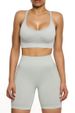 LazyZoom Autumn Yoga Wear High Waist Peach Hip Tight Sports Suit Sexy Halter Neck Seamless Women's Fitness_desvips.com