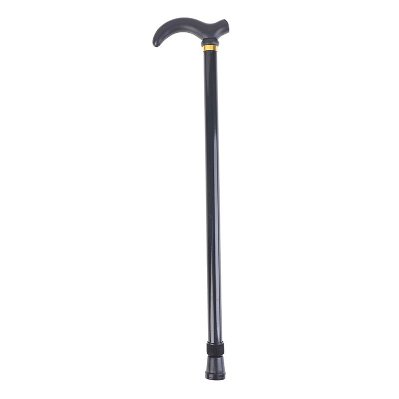 1PC 75-90cm Aluminum Alloy Adjustable Walking Stick 2 Section Stable Anti-Skid Crutch Old Man Hiking Cane Height_desvips.com