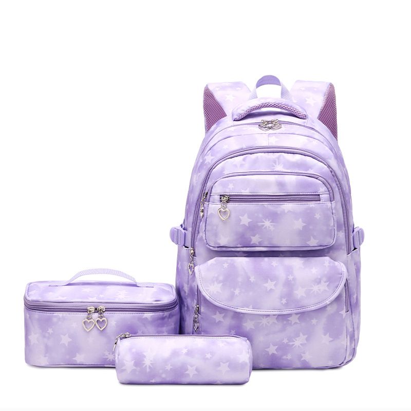Backpack for Girls, Primary and Secondary School Students Printed Water-repellent Backpack, Cute Lunch Bag_desvips.com