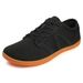 Barefoot Men Cross-Trainer Walking Shoes Wide ToeBox Sneakers Unisex Minimalist Zero Drop Sole Casual Knitted Large Size_desvips.com