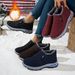 Women's Winter Cotton Shoes - Warm Fleece-Lined Snow Boots For Outdoor Activities, Comfortable & Breathable, Plus Size Available_desvips.com