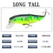 Simulation Minnow Bait Colorful Three Section Lure Bait 15.3g/11cm Plastic Fish Bait Fishing Gear Products_desvips.com