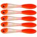5pcs/bag Soft Tail Silicone Bait Soft Swim Bait With Flat Tail Pike Lure 7cm/2.2g Fishing Bait Peche For Bass Pike Leurre_desvips.com