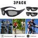 3 Paar Fahren Reitbrille UV400 Windbeständig Motorrad Radfahren Sonnenbrille Anti-Staub Schutzbrille Outdoor Sport Brillen Grau Linse_desvips.com