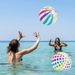 Eco-Friendly PVC Beach Ball Colorful Striped Inflatable Soccer Ball For Kids Outdoor Water Play Family Fun_desvips.com