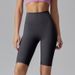 Yoga Shorts For Women Double-sided Fur Tight Pinch Pants High Waist Belly-tight Outdoor Running Fitness Cycling Sports Shorts_desvips.com
