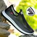 Summer Mesh Men's Comfortable Flyweave Casual Breathable Soft Sole Running Fitness Non-Slip Shoes_desvips.com