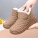 New Cotton Shoes Women's Winter Thickened Warm Snow Boots High-top Soft-soled Non-slip One-pedal Lazy Shoes Platform Shoes Women_desvips.com