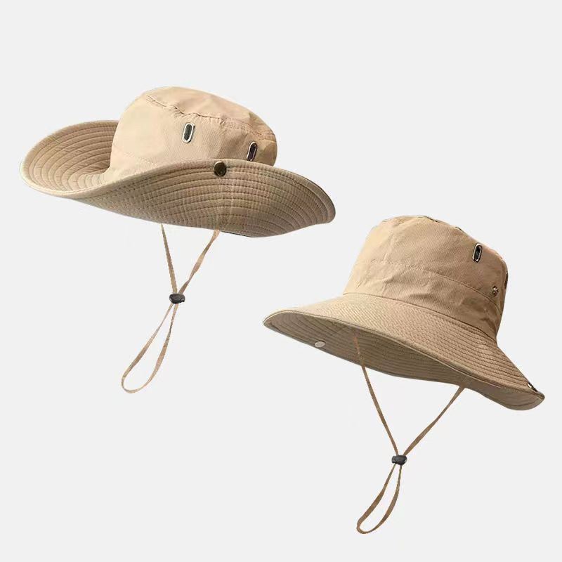 Quick-Dry Bucket Hat - UPF50+ Sun Protection For Men & Women - Outdoor Cowboy Hat For Cycling/Hiking (Unisex Western Style Summer Hat)_desvips.com