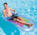Inflatable Lounge Chair (160x85cm) - Heavy-Duty PVC Floating Bed With Backrest & Armrests For Pool, Beach, Lake - Blue Luxury Air Mattress For Adults_desvips.com