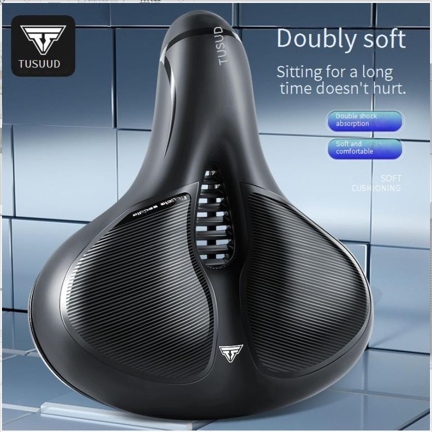 Sports & Entertainment cushion super soft seat saddle mountain bike comfortable seat universal bicycle seat cushion saddle seat accessories_desvips.com