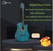 Beginner Acoustic Guitar: 40/41 Inch Solid Top, Ideal For Male & Female Student Players_desvips.com