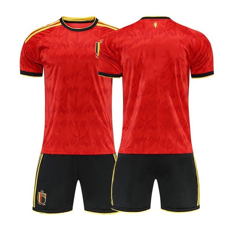 2026 World Cup Belgium Jersey 7 De Bruyne 9 Lukaku No. 11 Doku Football Kit Set_desvips.com