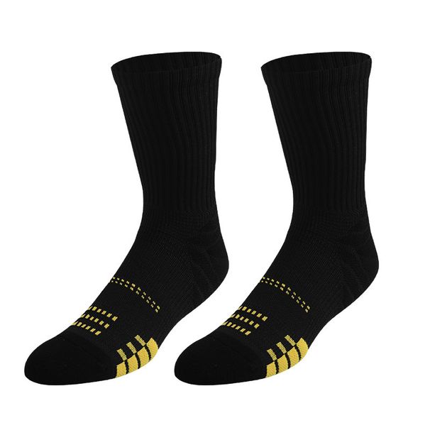 Summer Men's mid Calf Socks Breathable Non-Slip Sweat Wicking Anti-Torsion for Outdoor Sports Basketball_desvips.com