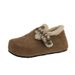 001 001 Post-apocalyptic Style Super Popular Thick-Soled Cotton Petite Winter Warm Fleece-Lined Shoes Thickened Snow_desvips.com