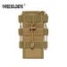Tactical MOLLE Radio Pouch – Elastic Holder For Walkie-Talkies, Airsoft & Outdoor Gear (Black/Tan/Camo, Universal Fit)_desvips.com
