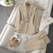 Women's Clothing long sleeved professional suits and trousers formal suits for interview sales work clothes _desvips.com
