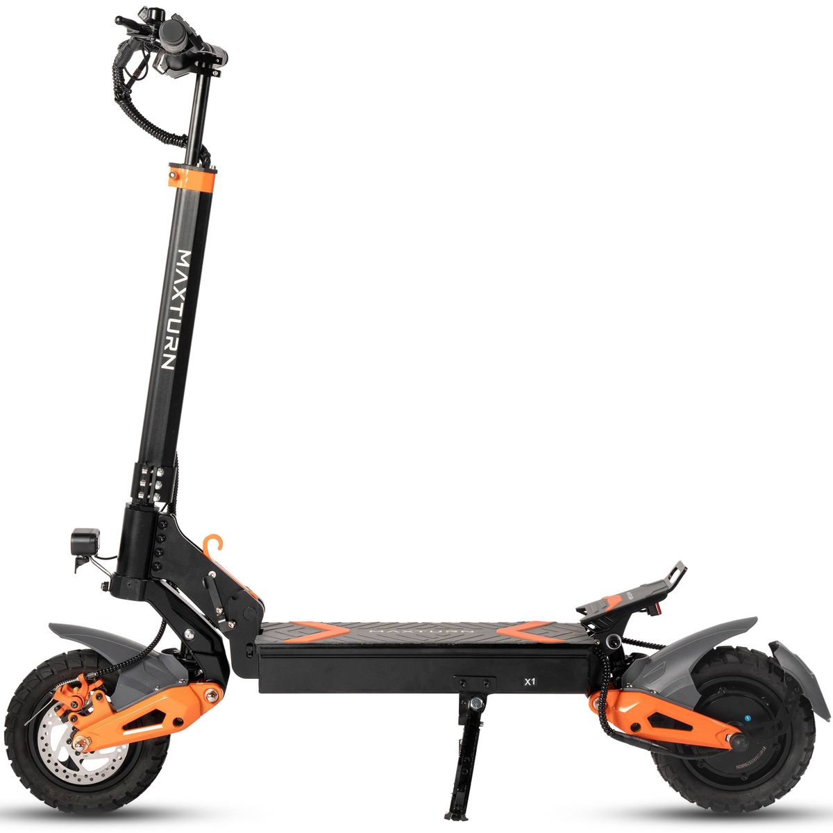 MAXTURN X1 Foldable E-scooter 48V 15.6AH Battery 1000W Motor Dual Suspension 10" Off-road Electric Scooter_desvips.com