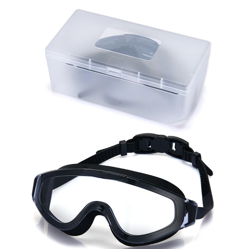 Adult Uniex High-Definition Waterproof Anti-Fog Multi-Color Silicone UV Protection Small Frame Profeional Swim_desvips.com