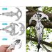 Folding Gravity Grab Outdoor Rock Climbing Rescue Claw Survival Mountaineering Hook Tool Multifunctional Stainless Steel_desvips.com