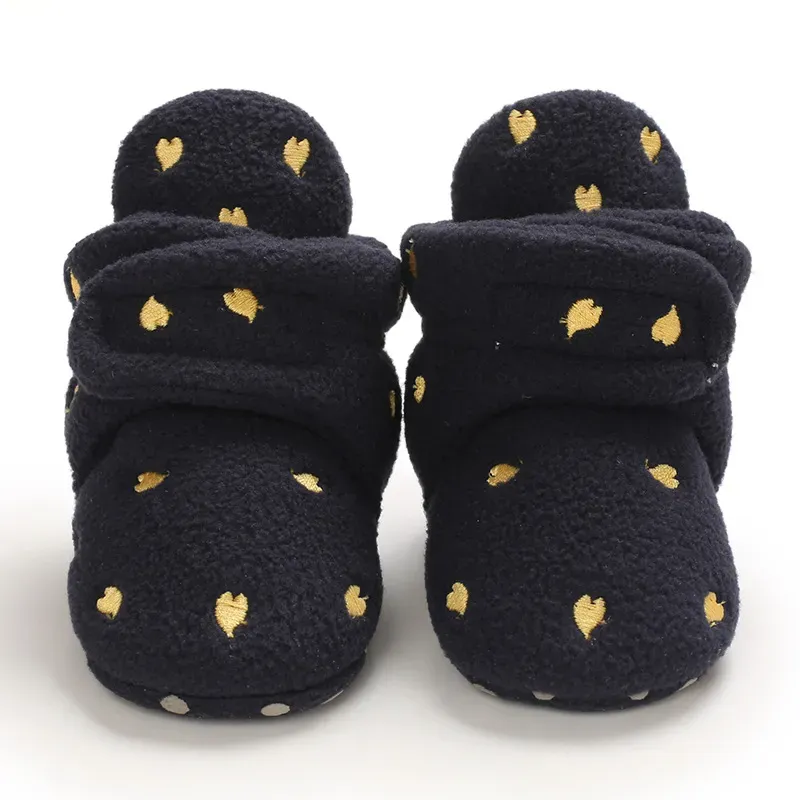 Newborn Baby Socks Boy Girl Enfant Toddler First Walkers Booties Cotton Comfort Soft Anti-slip Warm Cutefeet Infant Crib_desvips.com