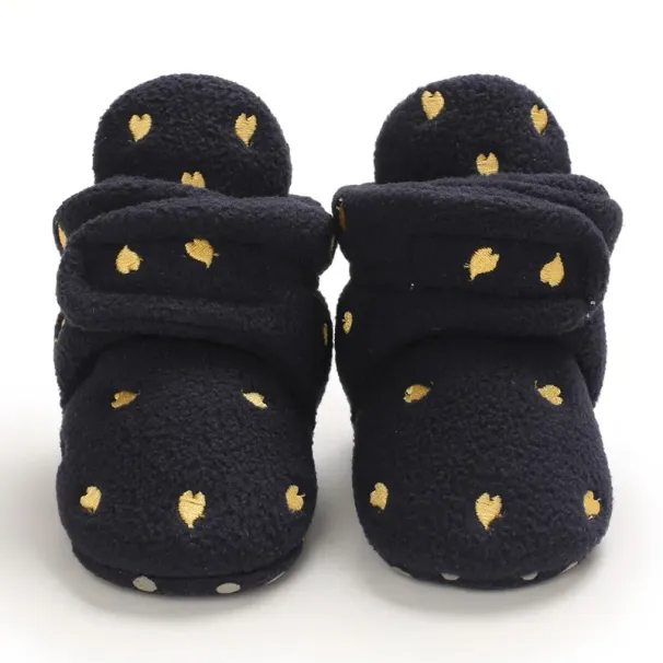 Newborn Baby Socks Boy Girl Enfant Toddler First Walkers Booties Cotton Comfort Soft Anti-slip Warm Cutefeet Infant Crib_desvips.com