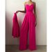 Women's jumpsuit cross-border suspender belt waist straight floor-length minimalist jumpsuit spring and summer new product_desvips.com