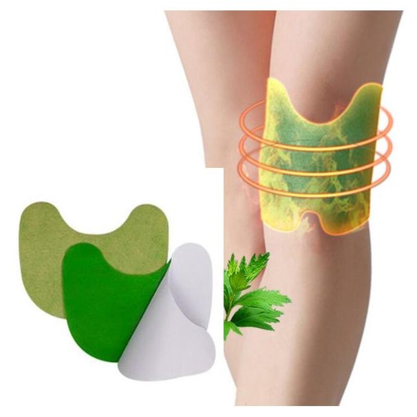 Wormwood Plaster Knee Patch Body Neck Back Pain Relief Patches Chinese Herbal Medical Patches Muscle Joint Stickers_desvips.com