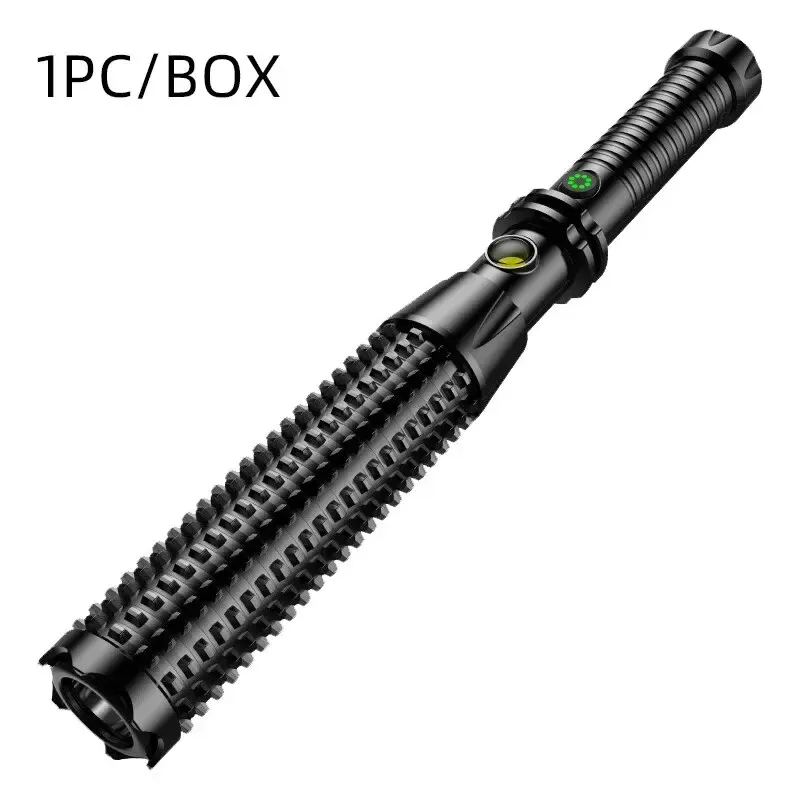 Wolf Tooth Lamp Rod Strong Light Charging Outdoor Super Bright Multi Functional Vehicle Retractable Self Defense Window_desvips.com