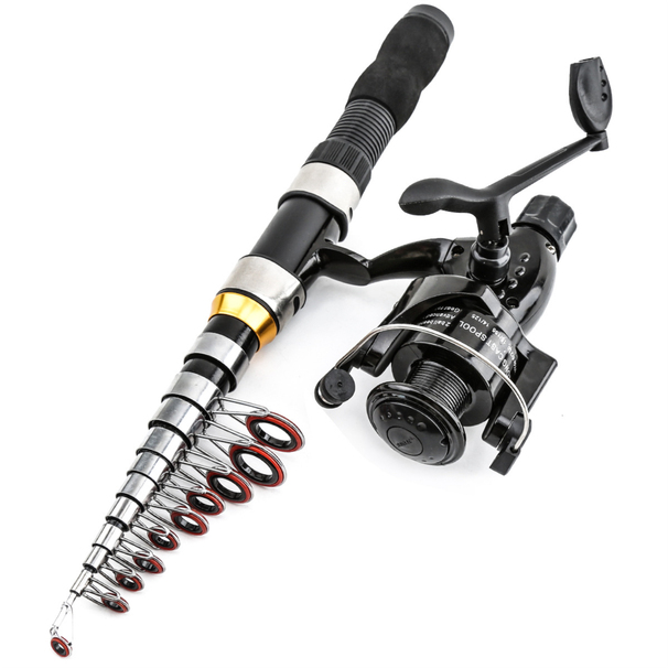 Beginner Ultra Short Sea Fishing Gear Lure Reel Cross-Border Portable Casting Rod Full Set Fish Hooks Hard Bait_desvips.com