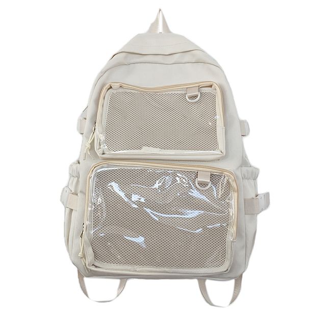 Japanese Style Transparent Ita Bag Girls Comic Cons Large Capacity Women Backpack Fashion School Bags For College_desvips.com