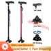 GERMANY Ultimate Magic Cane Adjustable Crutch Walking Aid Mobility Walker Stick + LED Torch Light_desvips.com
