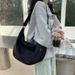 Waterproof Oxford Cloth Large-Capacity Dumpling Bag Crossbody Bag For Women - Niche New Style, Versatile Casual Sporty Single Shoulder Bag_desvips.com