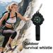 Multi-functional Compass Outdoor Survival Whistle Carabiner 2-in-1 Equipment For Hiking Camping Emergency Tool_desvips.com