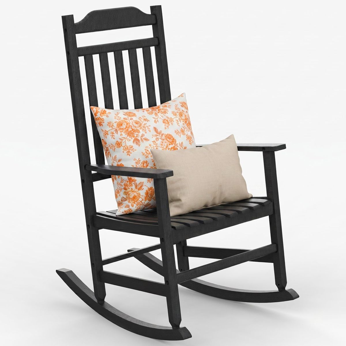 Oversized Resin Outdoor Rocking Chair_desvips.com