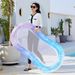 Pool & Accessories Premium Inflatable Pool Lounge Chair With Mesh Backrest Pillow Sparkling Adult Floating Bed_desvips.com