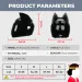 Motorcycle Helmets Moto Cat Ears Helmet Personality DOT Approved Full Face Breathable Casco Moto Helmet For Men Women_desvips.com