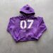 07 Trendy Street Loose Sweatshirt For Men Women, Hip-Hop Sports Zipper Hoodie And Pants Set_desvips.com