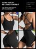 One-Piece Yoga Jumpsuit Skinny Short Sportswear Woman Gym Clothing Workout Clothes Fitness Stretch Bodysuit For Women_desvips.com
