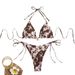Sexy Two-piece Bikini New Three-point Halter Swimwear_desvips.com