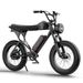 MACFOX X1S Electric Bike For Adults 20inch-tire 500W Motor 48V 10.4Ah Battery 1-Speed_desvips.com