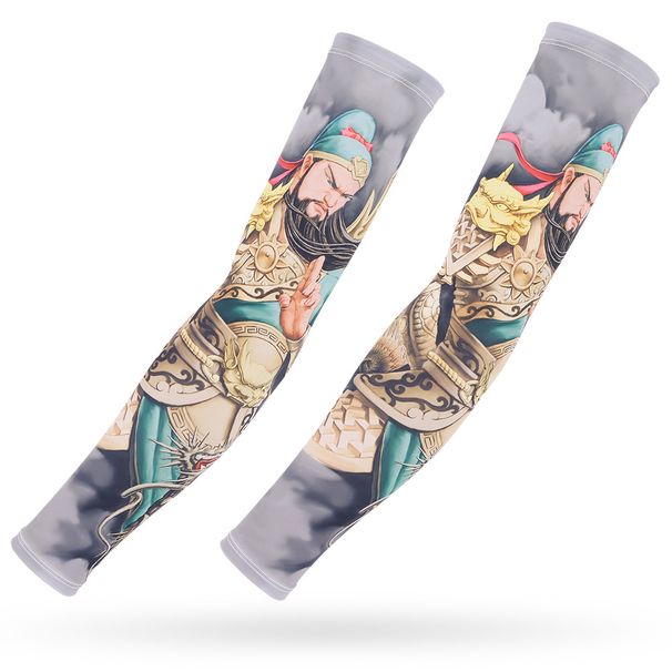 Ice Silk Sun Protection Outdoor Cycling Tattoo Guards For Men And Women Driving Sleeves Fishing Arm Covers_desvips.com