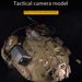 Tactical Helmet Camera Mount For Airsoft & Cosplay - Side & Top Velcro Attachment - Black Plastic Camera Model Prop For Film & Photography_desvips.com