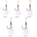 Tie Iron Plate Single Sea Boat Lure With Bright Silk Fish Hook Fishing Gear Accessories 10 Pieces/Pack_desvips.com
