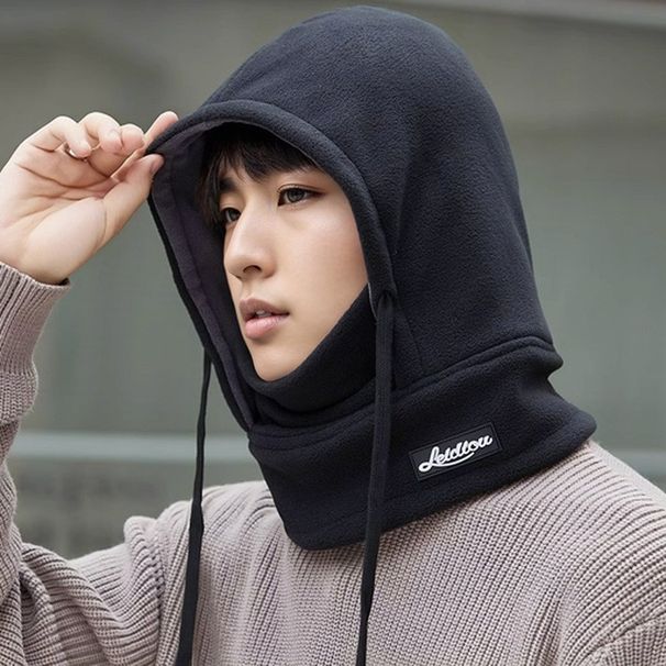 Windproof For Men Winter Cycling Thickened Warm Face Mask Ear Protection Neck Warmer Headgear Riding Cold-Proof Lei Feng_desvips.com