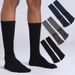 Men's Long Yoga Socks Winter Pilates Socks Five Finger Socks Medium Professional Sports Cotton Silicone Split Finger Socks_desvips.com