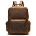 Suitable For All Seasons Genuine Leather Men's First Layer Cowhide Crazy Horse Backpack Large Capacity Travel Bag 8873_desvips.com