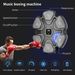 Music Boxing Machine For Kids And Adults, Wall Mounted Bluetooth Punching Trainer With Boxing Gloves, Intelligent LED Boxing Target Workout Machine_desvips.com