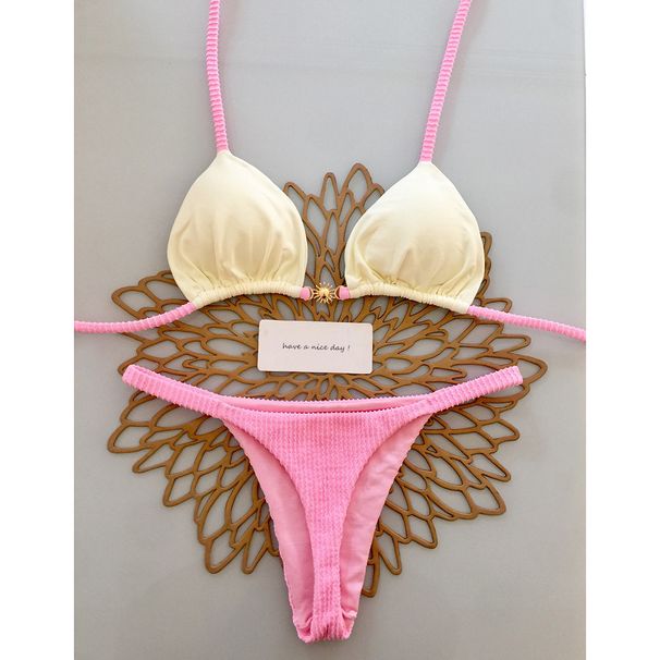 Micro Bikinis 2025 Push Up Women Swimsuits Sexy Swimw Brazilian Bikini Set Thong Biquini Solid Swimsuit Summer_desvips.com